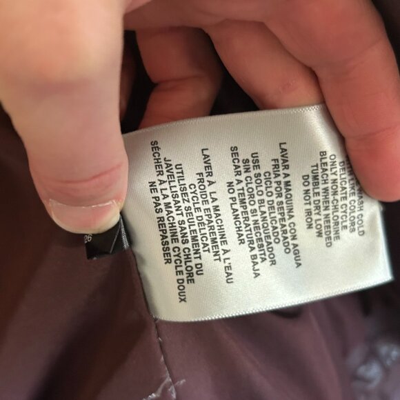 Burgundy, zip up jacket, motorcycle, Levis, chocolate, cropped,, biker, moto - Picture 4 of 4